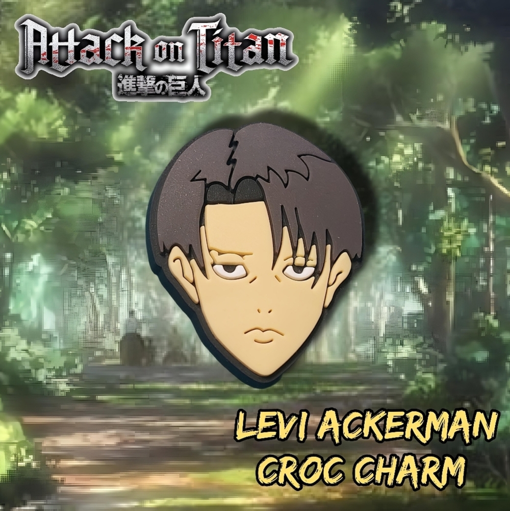 💖3 Charms for $9💖 Levi Ackerman Croc Charm